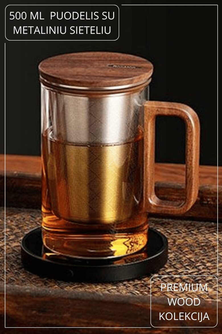 PUODELIS 500ML PREMIUM WOOD