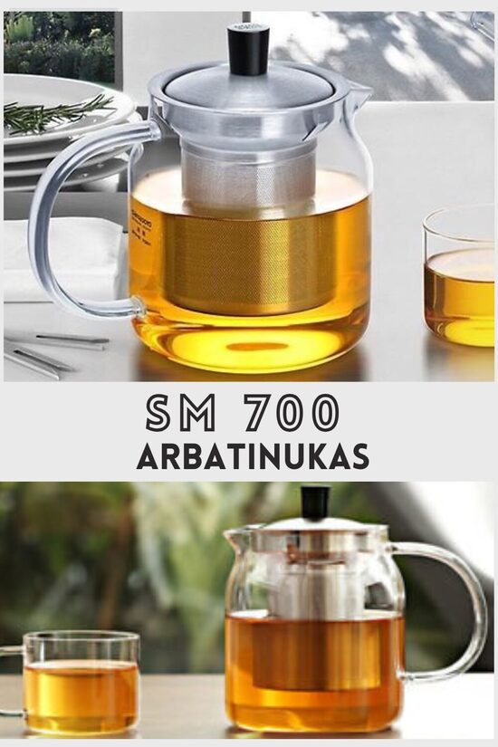 ARBATINUKAS SM - 700 ML SU METALINIU SIETELIU 